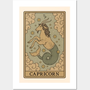 Capricorn Card Posters and Art
